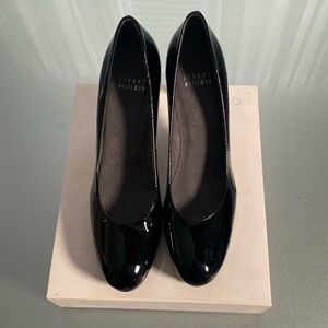 Stuart Weitzman Black Patent Leather Heels Size 7 N.